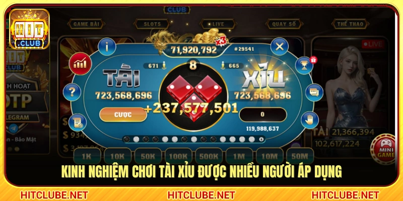 Mẹo tham gia Tài Xỉu giúp tăng tính chủ động