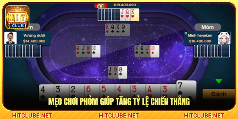 Bí quyết làm chủ bàn chơi Phỏm Hitclub